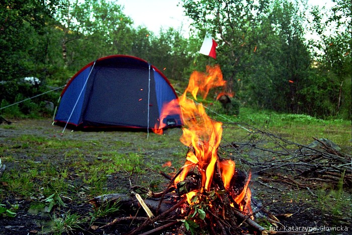 nasz pierwszy obóz:)