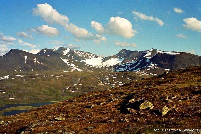 widok z drogi na Varddut (1086m n.p.m.)