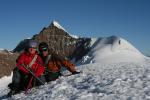 na szczycie Piramidy Vincenta (4215m)